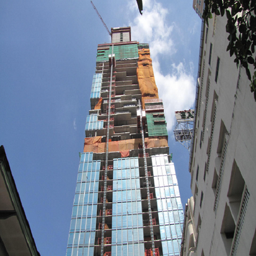 施工电梯项目泰国第一高楼